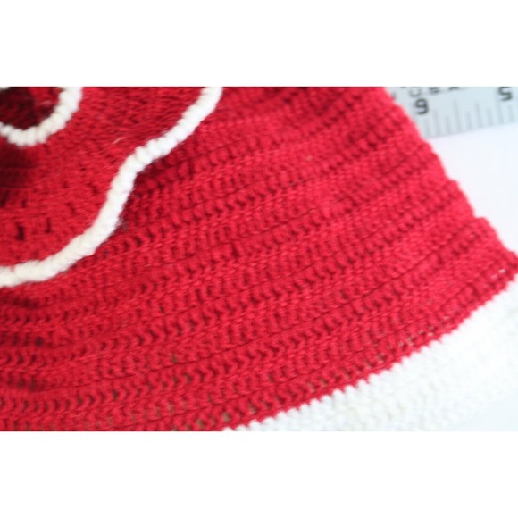 Hand Crocheted Barbie Dress Christmas Outfit Victorian Style Gown Underskirt Hat - Picture 5 of 5